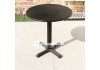 Image of Bàn tròn cafe thép carbon sân vườn ngoài trời BSV26