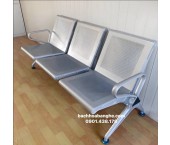 Ghế băng chờ 3 chỗ ngồi khung thép sơn tĩnh điện