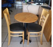 Bàn ghế gỗ cabin cafe BQ02NTT