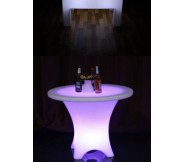 Bàn Nhựa Cafe Phát Sáng, Bàn Nhựa Led Quầy Bar BLM31