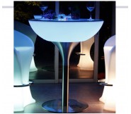Bàn Nhựa Cafe Phát Sáng, Bàn Nhựa Led Quầy Bar BLM30
