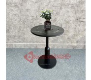 Bàn tròn cafe decor mặt tôn chân sắt sơn tĩnh điện BSK41