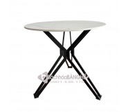 Bàn tròn cafe decor tiếp khách mặt đá BM07