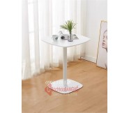 Bàn vuông cafe decor chân sắt mặt gỗ cách điệu BST010