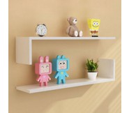 Bộ 2 cái Kệ gỗ chữ L