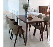 Bộ bàn ghế gỗ bọc nệm BA08NTT