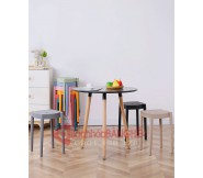 Bộ bàn ghế đôn decor cafe trà sữa quán ăn vặt 228