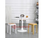 Bộ bàn ghế đôn nhựa decor cafe tiếp khách cửa hàng văn phòng 231