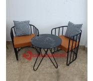 Bộ bàn ghế sofa khung sắt cho quán cafe 115
