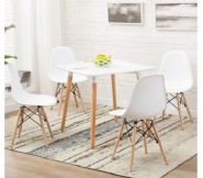 Bộ bàn ghế tiếp khách văn phòng, bàn ghế quán cafe bàn vuông SBG2550
