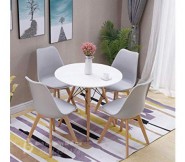 Bộ bàn ghế tiếp khách văn phòng, bàn ghế quán cafe màu xám SBG3250