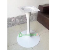 Chân bàn Tulip màu trắng đen CLM7