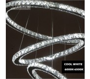 Đèn thả trần Crystal nghệ thuật 3 vòng MO67