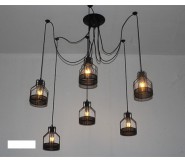 Đèn thả trần mạng nhện 6 bóng DT63/6
