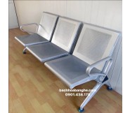 Ghế băng chờ 3 chỗ ngồi khung thép sơn tĩnh điện
