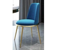 Ghế Cafe Chân Mạ Vàng Bọc Nhung Nỉ GLM103