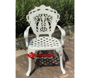 Ghế cafe sân vườn ngoài trời nhôm đúc GSV24