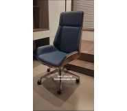 Ghế Giám Đốc Lưng Ốp Gỗ Cao Cấp VSH04