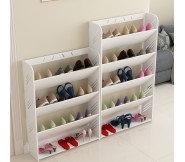 Kệ giày tiết kiệm không gian 4 tầng 5 tầng màu trắng