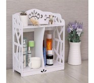 Kệ mỹ phẩm hoa văn mắt lưới màu trắng