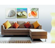 Set tranh treo tường viên ngọc biển xanh