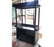 Xe gỗ bán thức ăn nhanh 01