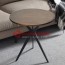 Bàn decor, bàn tab sofa mặt mdf phủ veneer nâu BM19
