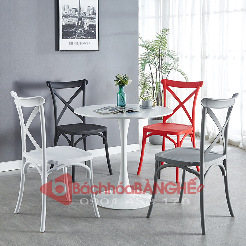Ghế nhựa cafe nhà hàng GST25