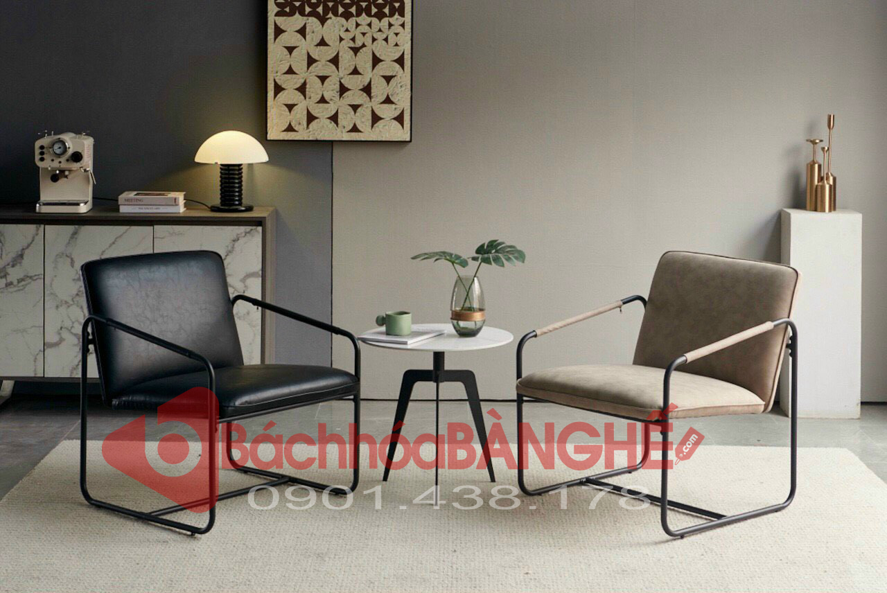 Ghế sofa đơn da thư giãn đọc sách tiếp khách GM07