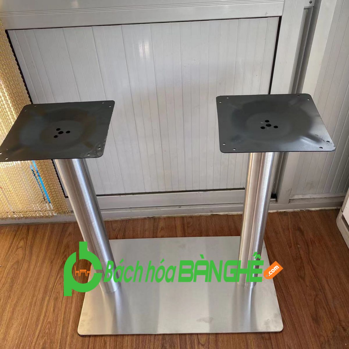 Chân bàn inox đôi CLM4