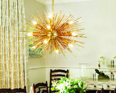Đèn thả nghệ thuật pháo hoa vintage DT60