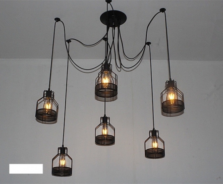 Đèn thả trần mạng nhện 6 bóng DT63/6