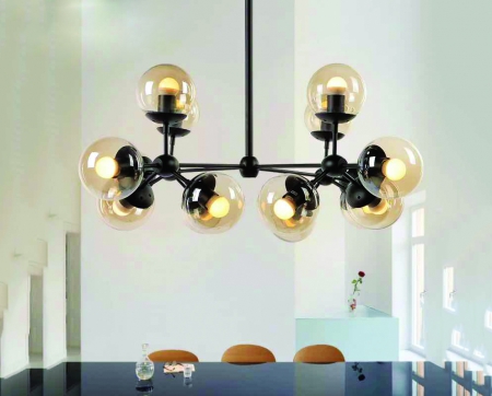 Đèn thả nghệ thuật vintage chùm 12 bóng DT49