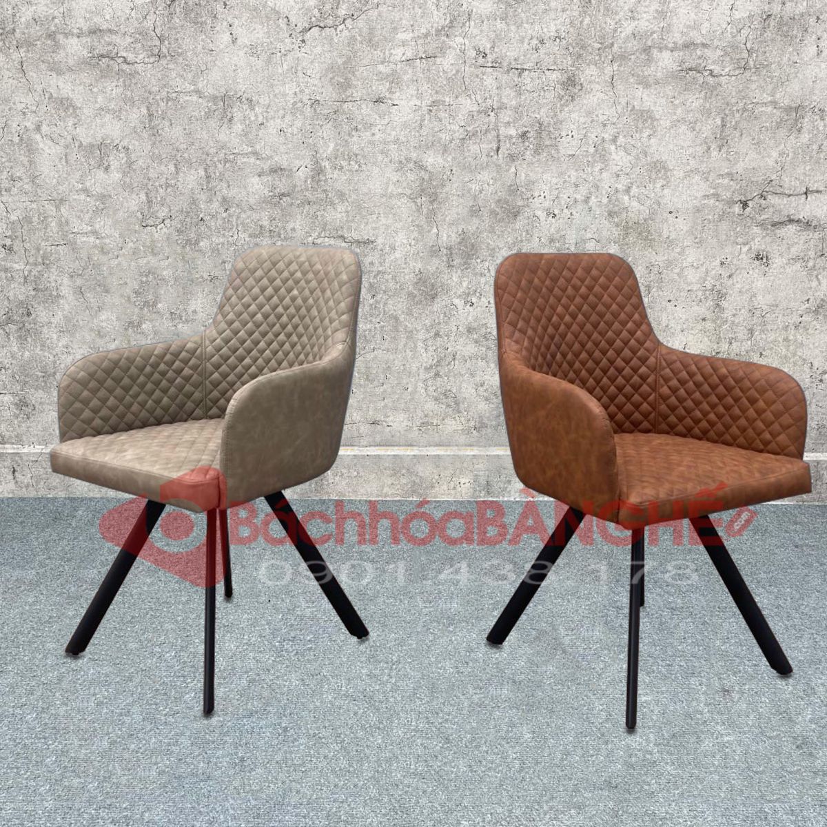 Ghế da phòng ăn, ghế da tiếp khách văn phòng GN002