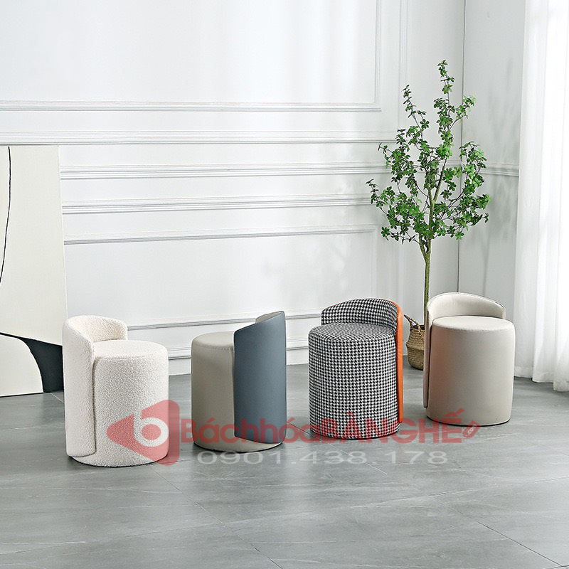 Ghế đôn trang điểm, ghế đôn decor GM07