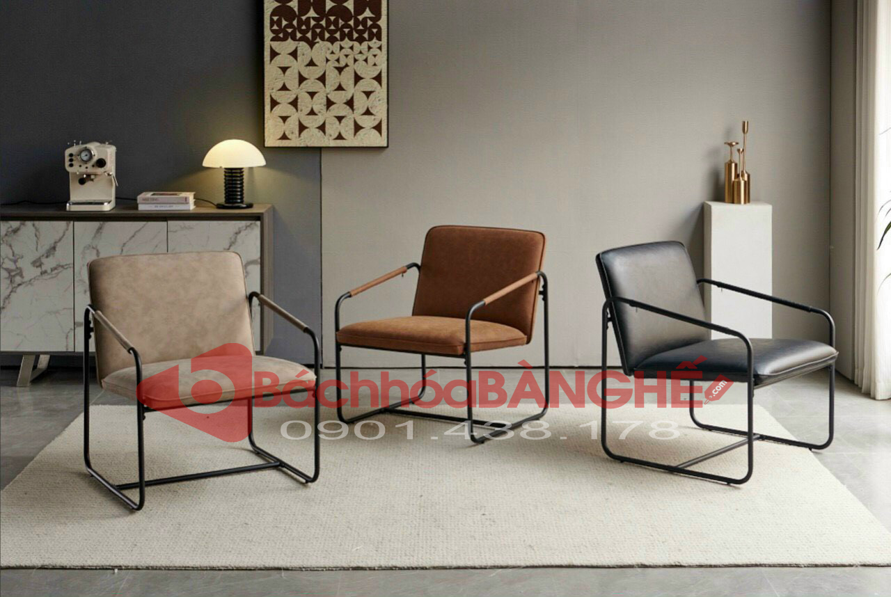 Ghế sofa đơn da thư giãn đọc sách tiếp khách GM07