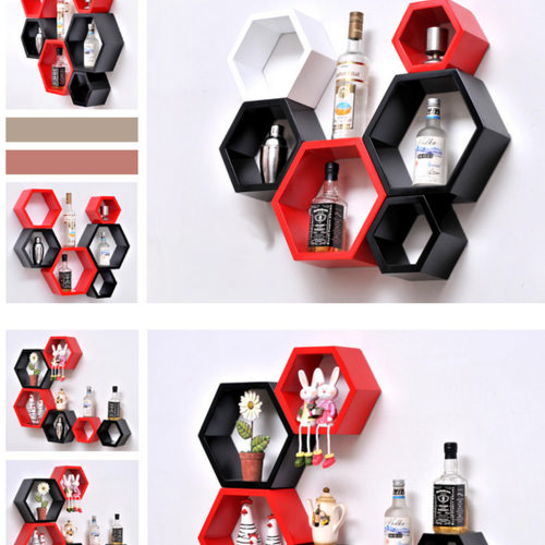 Set 3 cái Kệ gỗ tổ ong