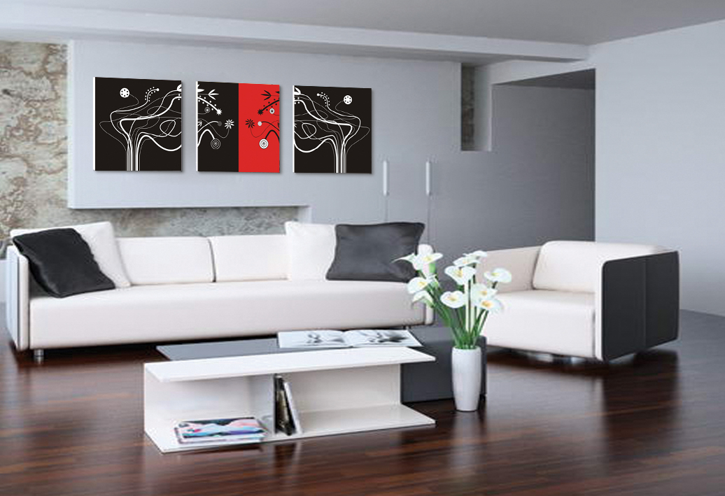 Set tranh treo tường hoa nghệ thuật