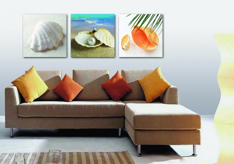 Set tranh treo tường viên ngọc biển xanh