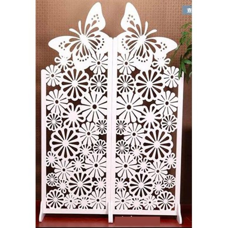 Vách ngăn di động hoa văn cánh bướm